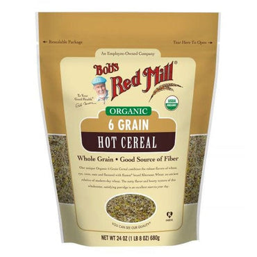 Bobâ€™s Red Mill Organic 6 Grain Hot Cereal 680g
